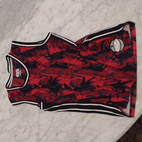 Shirts & Tops Basketball Jersey Xl 1416 Red Camo Poshmark